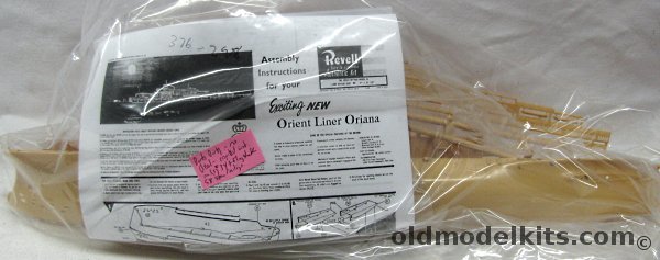 Revell 1/493 SS Oriana - P&O Orient Ocean Liner - Bagged, H376-298 plastic model kit